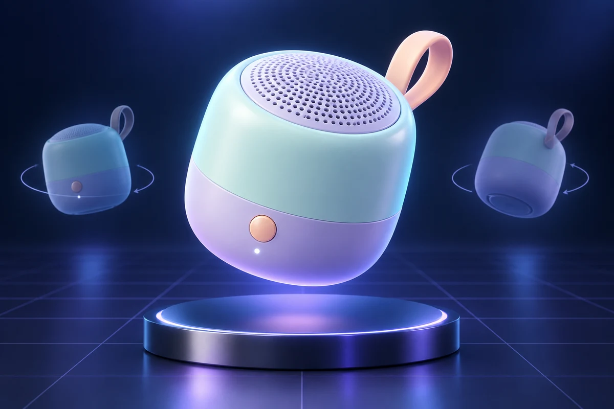 A product converted into a 3D model for relighting and reshooting